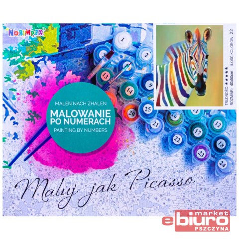 MALOWANIE PO NR. KOLOROWA ZEBRA NORIMPEX MALOWANIE PO NR. KOLOROWA ZEBRA NORIMPEX