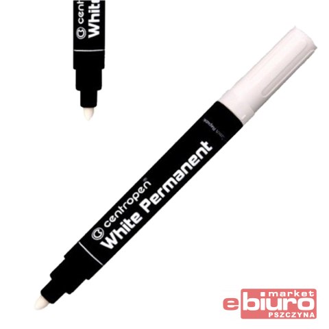 MARKER CENTROPEN WHITE PERMANENT 8586 BIAŁY