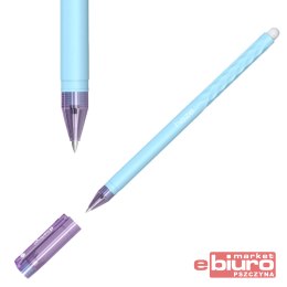wymazywalny długopis żelowy niebieski 0.5mm