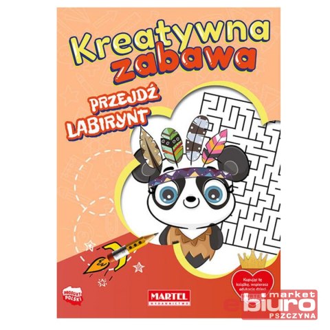 KSIĄŻECZKA KREATYWNA ZABAWA PRZEJDŹ LABIRYNT