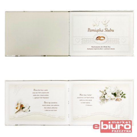KSIĄŻECZKA ALBUM A4 ŚLUB 13418 POL-MAK KSIĄŻECZKA ALBUM A4 ŚLUB 13418 POL-MAK