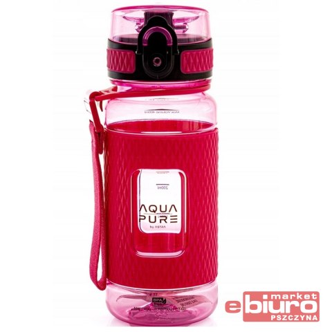 BIDON AQUA PURE BY 400ML NEON PINK ASTRA