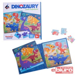 GENIALNY DZIECIAK PUZZLE MAGNET DINOZAURY ASKATO