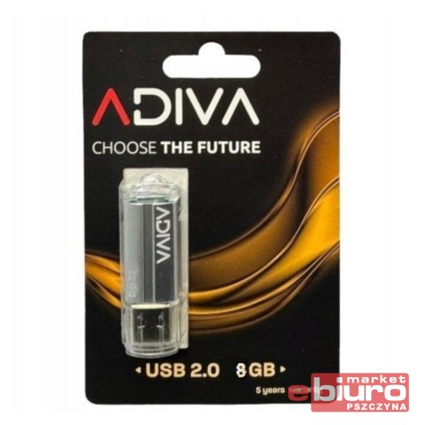 PENDRIVE ADIVA PAMIĘĆ USB 2.0 8GB 0247