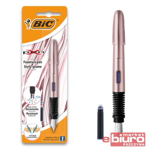 PIÓRO WIECZNE X-PEN CHROM RÓŻOWE BIC