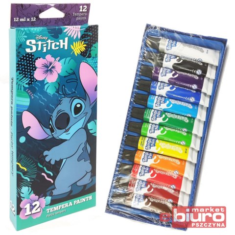 DISNEY CORE FARBY TEMPERA W TUB 12ML 12KOL STITCH