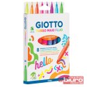 FLAMASTRY GIOTTO 8 KOL. TURBO MAXI FLUO