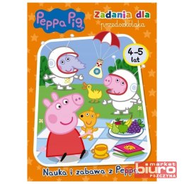 KSIĄŻECZKA ŚWINKA PEPPA - ZADANIA DLA PRZEDSZKOLAKA 4-5 LAT