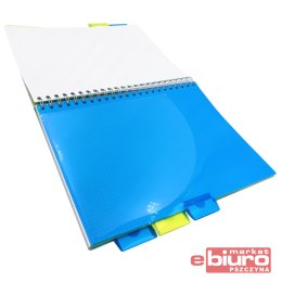 PROJECT BOOK NEON DOTS A4 KRATKA NIEBIESK 8471-NEO