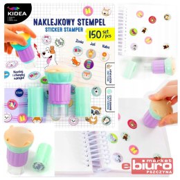 NAKLEJKOWY STEMPEL 150SZT KIDEA