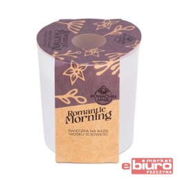 ŚWIECZKA SOJOWA ROMANTIC MORNING BIAŁA 130ML PAVONCELLA