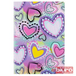 COOLPACK ZESZYT A5 PP 32K 3 LINIA PASTEL HEART