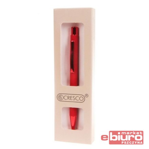 DŁUGOPIS CITY CZERWONY W ETUI CRESCO DŁUGOPIS CITY CZERWONY W ETUI CRESCO