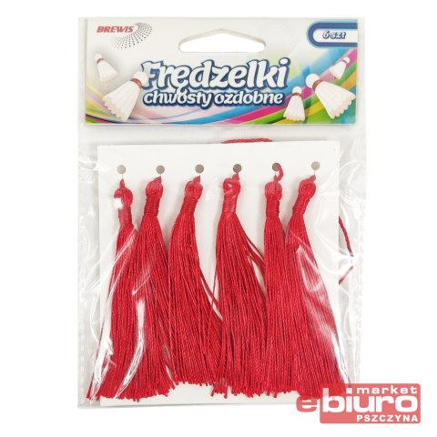 FRĘDZELKI CHWOSTY OZDOBNE FR4 CZERWONE BREWIS FRĘDZELKI CHWOSTY OZDOBNE FR4 CZERWONE BREWIS