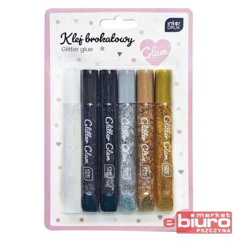 KLEJ BROKATOWY DO DEKOR 3D 6X10,5ML GLAM INTERDRUK