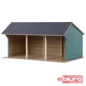 GARAŻ NA TRZY TRAKTORY 45X28X22CM 1:32 HIPO