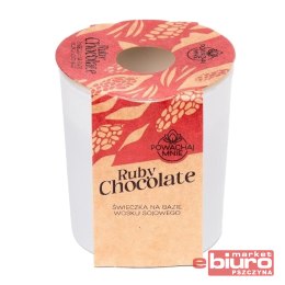 ŚWIECZKA SOJOWA RUBY CHOCOLATE BIAŁA 130ML PAVONCE