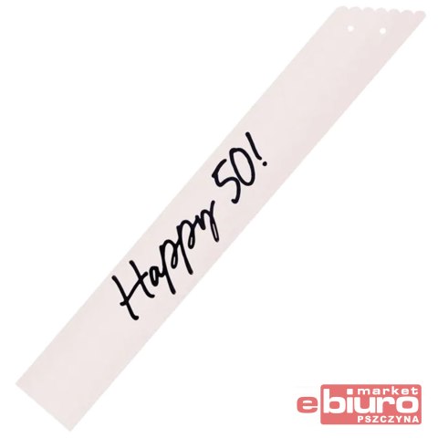 SZARFA HAPPY 50 KREM 76CM PARTYDECO