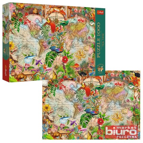 PUZZLE 1000 TEA TIME ANTYCZNA MAPA ŚWIATA 0776 TRE PUZZLE 1000 TEA TIME ANTYCZNA MAPA ŚWIATA 0776 TRE