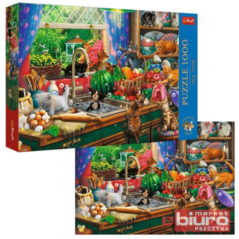 PUZZLE TEA TIME KOCIAKI ROZRABIAKI 8392 TREFL