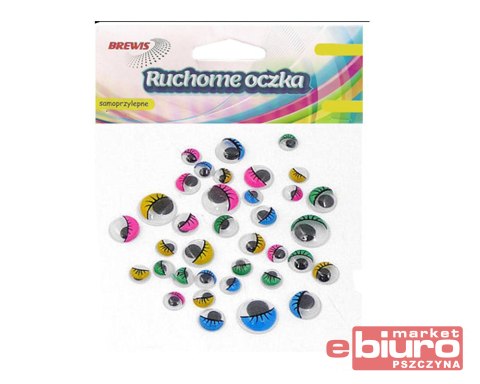 RUCHOME OCZKA RO6 Z RZĘSAMI RUCHOME OCZKA RO6 Z RZĘSAMI