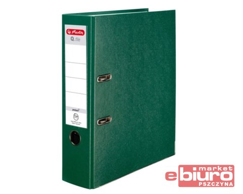 SEGREGATOR A4 8 CM ZIELONY Q.FILE HERLITZ