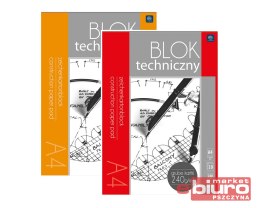 BLOK TECHNICZNY A4 240G INTERDRUK