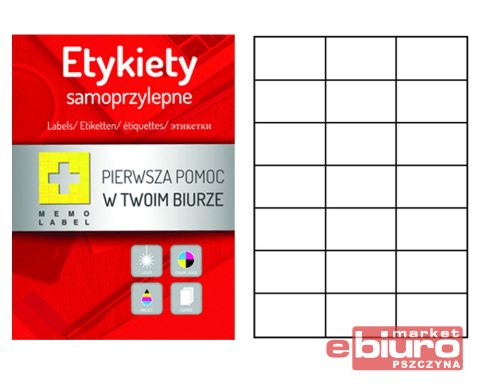 ETYKIETA A4 70X42,3 A'100 EYA-1A-A05ML