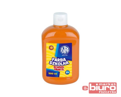 FARBA SZKOLNA ASTRA 500ML POMARAŃCZOWA