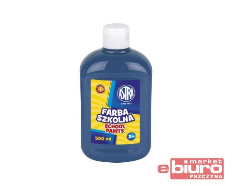 FARBA SZKOLNA ASTRA 500ML CIEMNO NIEBIESKA