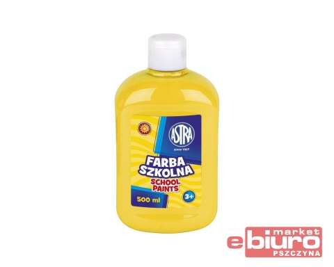 FARBA SZKOLNA ASTRA 500ML ŻÓŁTA