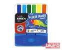 PISAKI TRÓJKĄTNE W ETUI JUMBO 12 KOLORÓW KIDEA