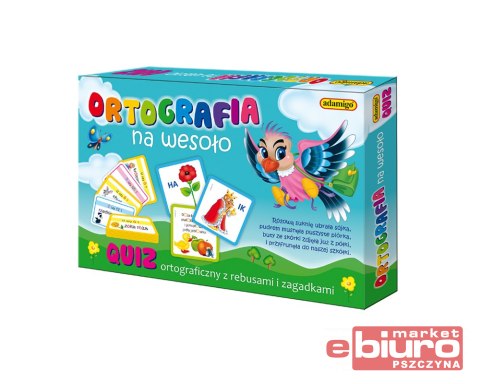 GRA EDUKACYJNA ORTOGRAFIA NA WESOŁO - QUIZ ADAMIGO GRA EDUKACYJNA ORTOGRAFIA NA WESOŁO - QUIZ ADAMIGO