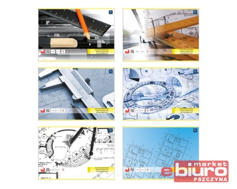 BLOK MILIMETROWY A4 20 KARTEK INTERDRUK