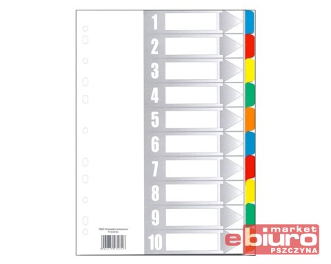 PRZEKŁADKA LAMINOWANA TRES A4 10 KOLORÓW