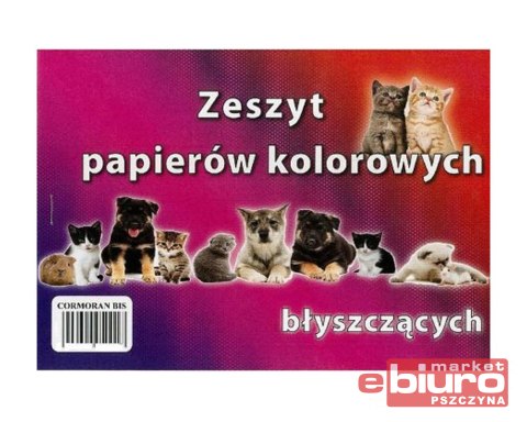 ZESZYT PAPIERÓW KOLOROWYCH A-4 - KREDOWY