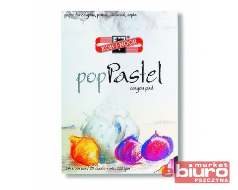 BLOK DO PASTELI BIAŁY 300X420 POP PASTEL A'20 220G