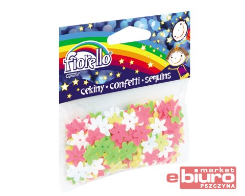 CEKINY CONFETTI KWIATEK PASTEL FIORELLO GR-C14-14