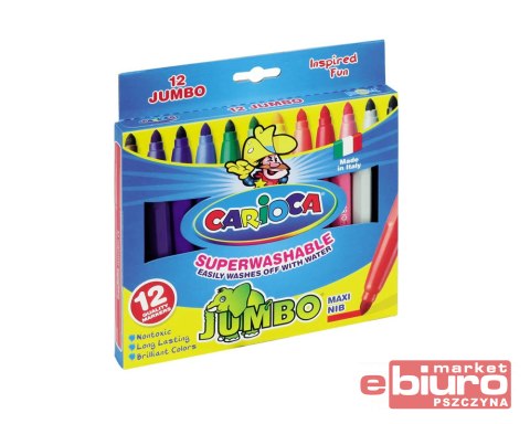 PISAKI CARIOCA JUMBO 12 KOLORÓW 40569 PISAKI CARIOCA JUMBO 12 KOLORÓW 40569
