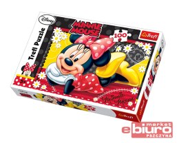 PUZZLE 100 WESOŁA MINNIE TREFL 16193