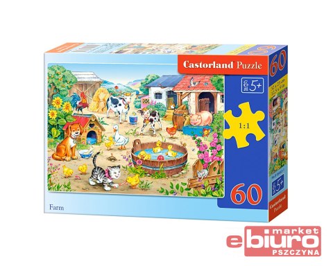 PUZZLE 60 EL. FARM CASTORLAND