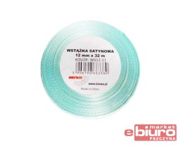 WSTĄŻKA SATYNOWA 12MM/32 KOLOR 11 JASNONIEBIESKA