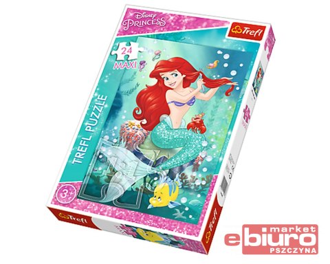 PUZZLE 24 MAXI PRINCESS SALON PIĘKNOŚCI 14248 TREF