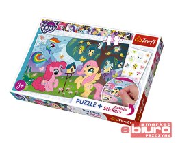 PUZZLE 35 PLUS NAKLEJKI MY LITTLE PONY 75116 TREFL