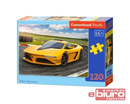 PUZZLE 120 EL. B-13500-1 YELLOW SPORTSCAR CASTOR