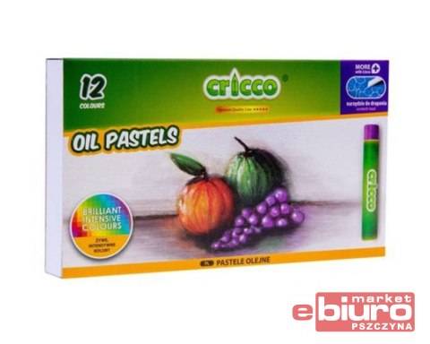 PASTELE OLEJNE CRICCO 12 KOLORÓW CR481K12/C TI