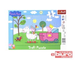 PUZZLE 15 RAMKOWE PEPPA RYCERZ 31152