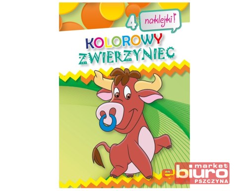 KOLOROWANKA KOLOROWY ZWIERZYNIEC 4 BYCZEK MD