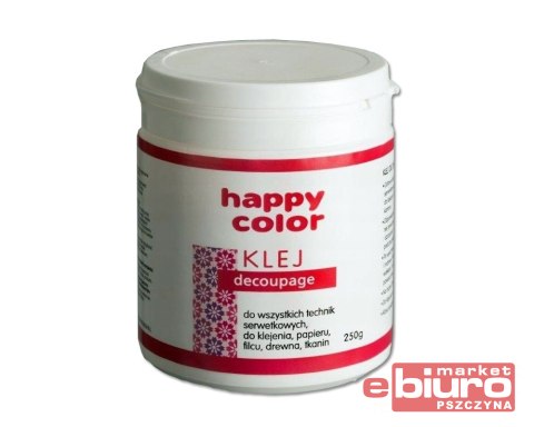 KLEJ DO DECOUPAGE 250G WIADERKO HAPPY