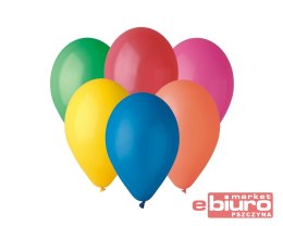 BALON G90 PASTEL 10'' RÓŻNOKOLOROWE 100 SZT